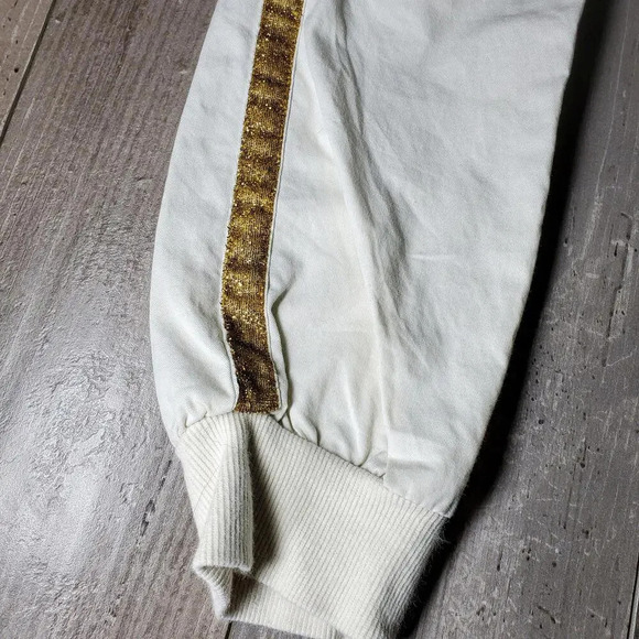 Old Navy Girls Jogger Pants Cream and Gold Size 4T - Picture 5 of 10